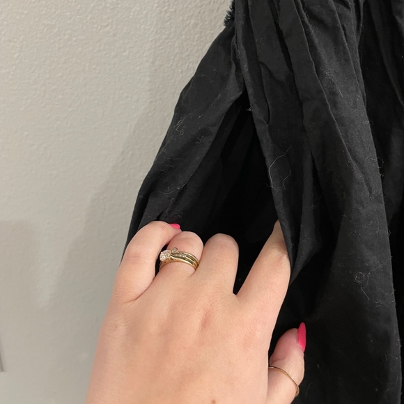 Urban Outfitters black raw hem button down dress - Picture 5 of 7